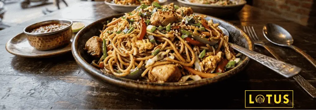 Hakka Schezwan Noodles — Lotus Restaurant Patna