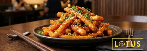 Honey Chilly Potato — Lotus Restaurant Patna